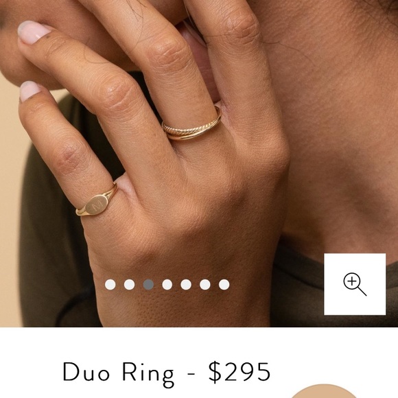 Mejuri Duo Ring, Size 5 - Picture 3 of 7